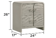 Picture of Amber Grey Nightstand