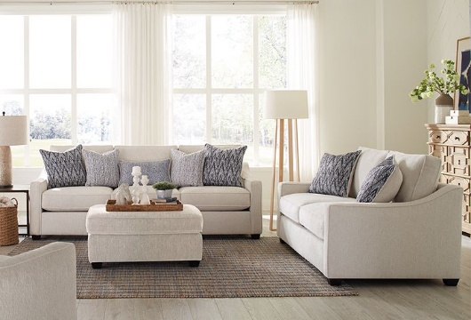 Picture of Juno White Loveseat