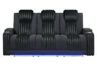 Picture of Pepe Black Dual Power Reclining Sofa & Loveseat