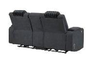 Picture of Pepe Black Dual Power Reclining Sofa & Loveseat