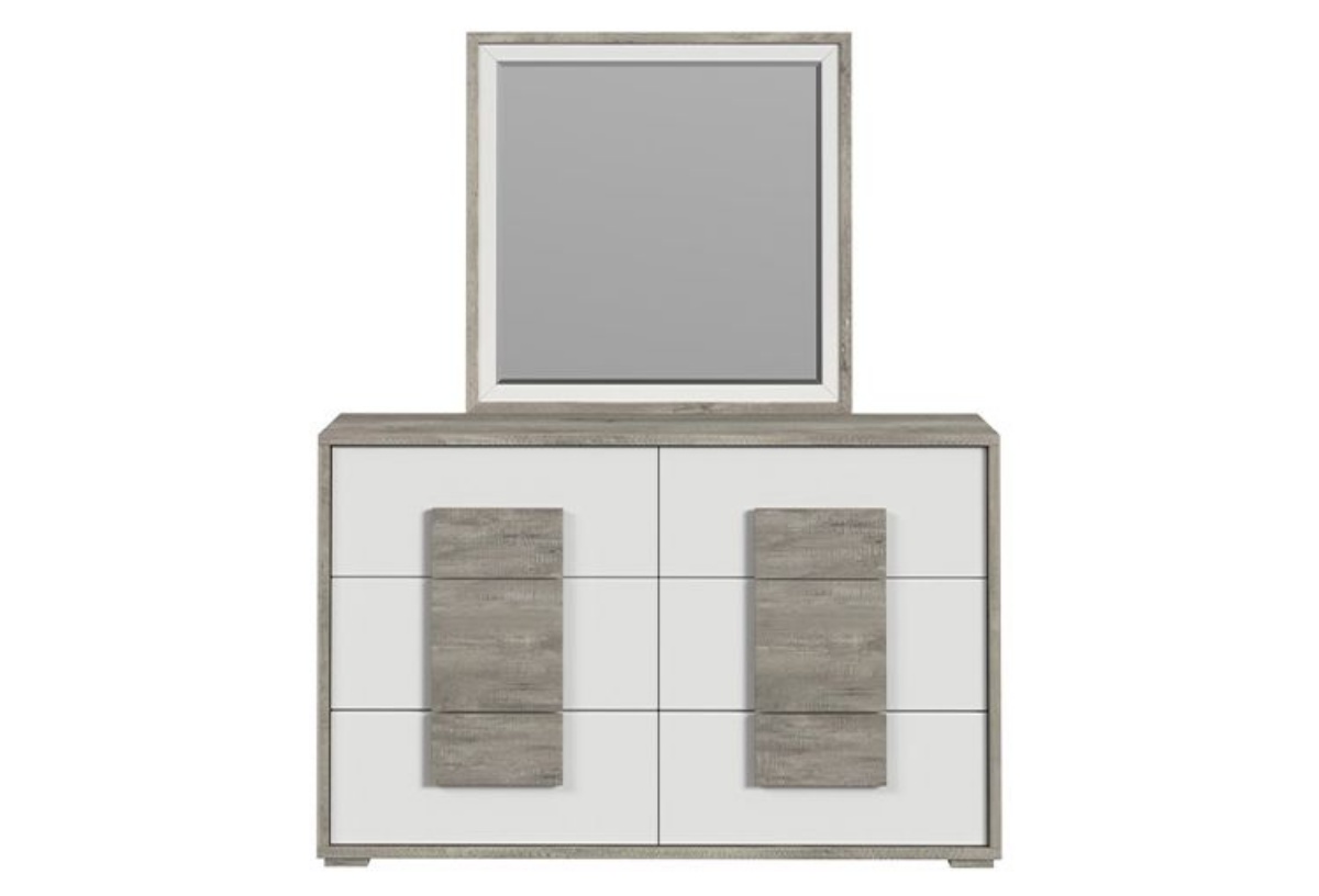 Picture of San Matteo Dual-Tone Dresser & Mirror