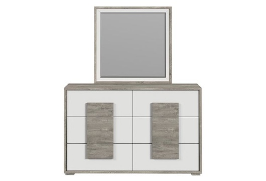 Picture of San Matteo Dual-Tone Dresser & Mirror