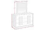 Picture of San Matteo Dual-Tone Dresser & Mirror