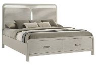Picture of Amber Grey 3 PC King Storage Bed