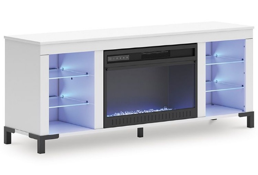 Picture of Brollevi 60" TV Stand With Fireplace