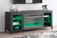 Picture of Cayberry 60" TV Stand With Fireplace