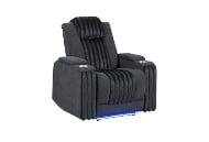 Picture of Pepe Black Dual Power Recliner