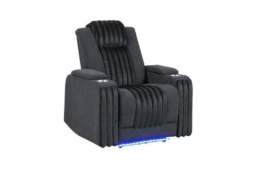 Picture of Pepe Black Dual Power Recliner