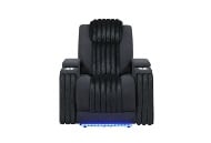 Picture of Pepe Black Dual Power Recliner