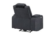 Picture of Pepe Black Dual Power Recliner