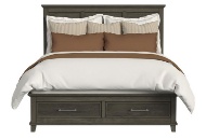 Picture of Canterbury Grey Queen Storage Bed