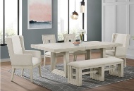 Picture of Avalanche White Dining Bench