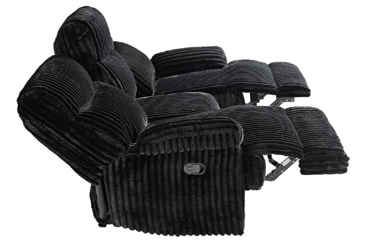 Picture of Admiral Black Reclining Sofa