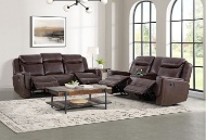 Picture of Panther Brown Recling Sofa