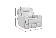 Picture of Panther Brown Glider Recliner