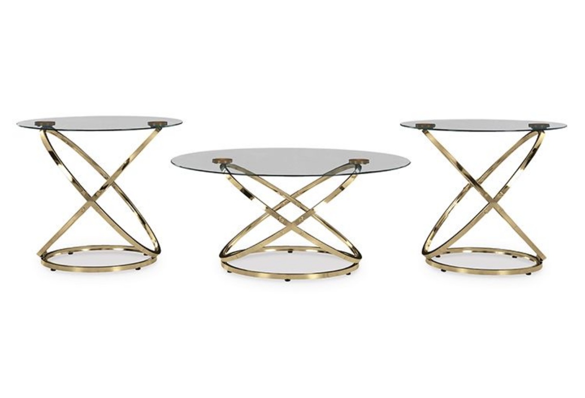 Picture of Crimonti Champagne Occasional Table Set (3/CN)