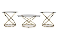 Picture of Crimonti Champagne Occasional Table Set (3/CN)