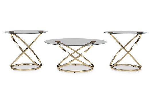 Picture of Crimonti Champagne Occasional Table Set (3/CN)