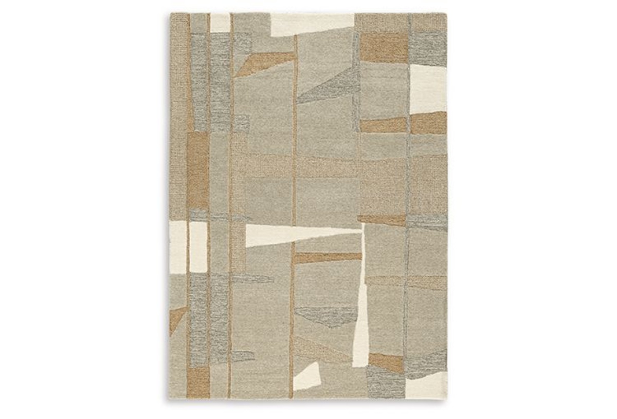 Picture of Abbotton Taupe/Gray/Caramel Medium Rug