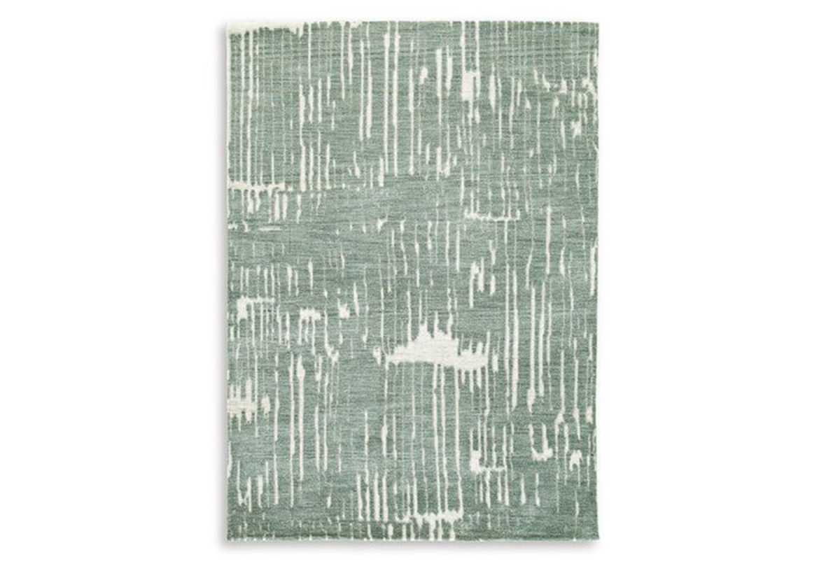 Picture of Cayworth Teal/White Large Rug
