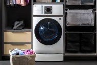 Picture of GE 4.6CF Smart Front Load Washer and Dryer Combo
