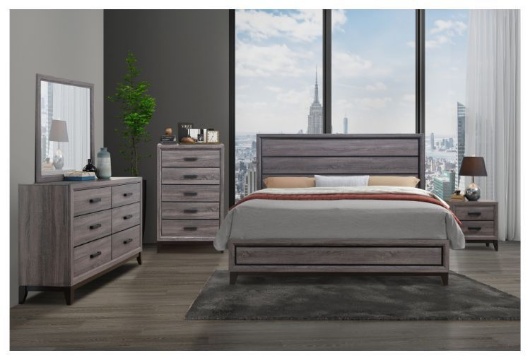 Picture of Kate Grey 5 PC Queen Bedroom