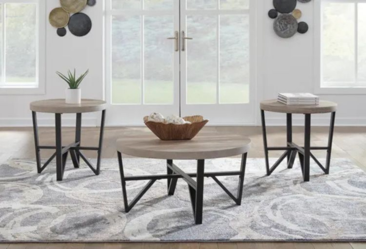 Picture of Deanlee 3 PC Table Set