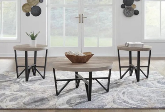 Picture of Deanlee 3 PC Table Set
