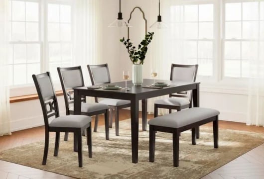 Picture of Langwest 6 PC Dining Room With Bench