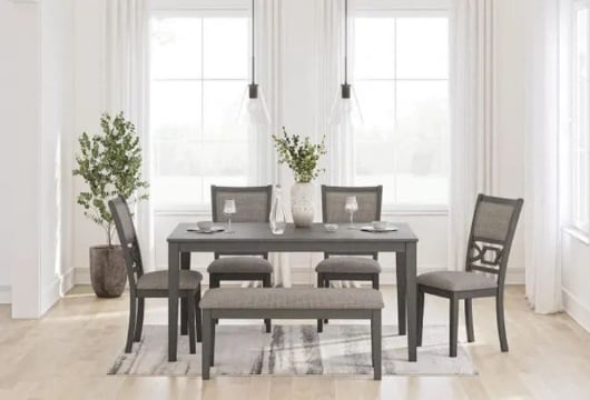 Picture of Wrenning 6 PC Dining Room With Bench