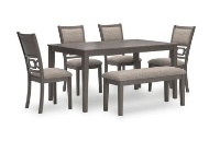 Picture of Wrenning 6 PC Dining Room With Bench