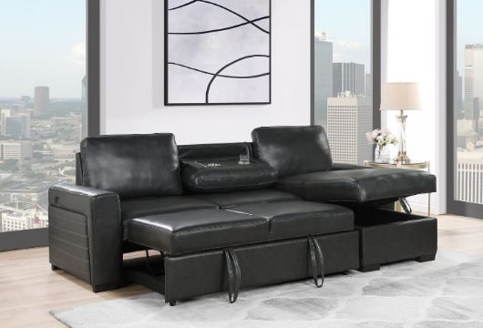 Picture of Marcos Sofa Chaise With Pull-Out Bed