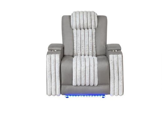 Picture of Pepe Grey Dual Power Recliner