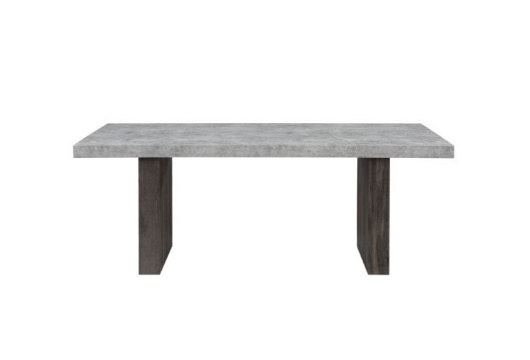 Picture of Bowery Faux Cement/Wood Dining Table
