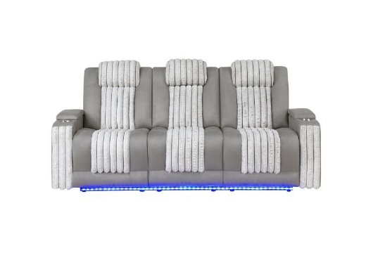 Picture of Pepe Grey Power Reclining Sofa