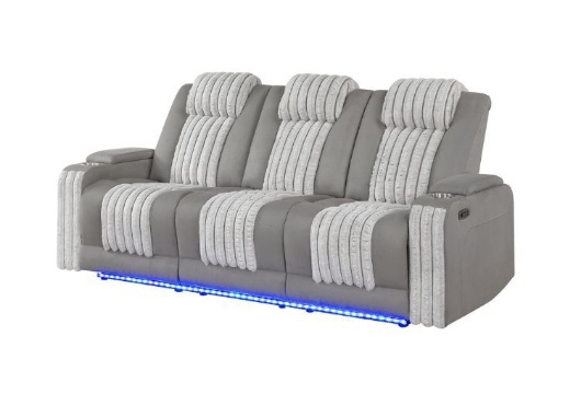 Picture of Pepe Grey Power Reclining Sofa