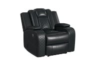 Picture of Carlo Black Dual Power Recliner