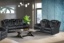 Picture of Carlo Black Dual Power Reclining Sofa & Console Loveseat