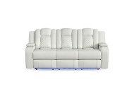 Picture of Carlo Oyster Dual Power Reclining Sofa & Console Loveseat