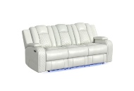 Picture of Carlo Oyster Dual Power Reclining Sofa & Console Loveseat