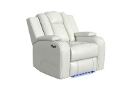 Picture of Carlo Oyster Dual Power Reclining Sofa & Console Loveseat