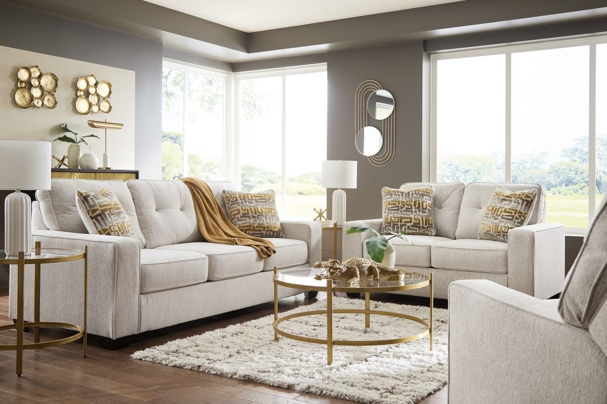 Picture of Larimer Stone Sleeper Sofa & Loveseat