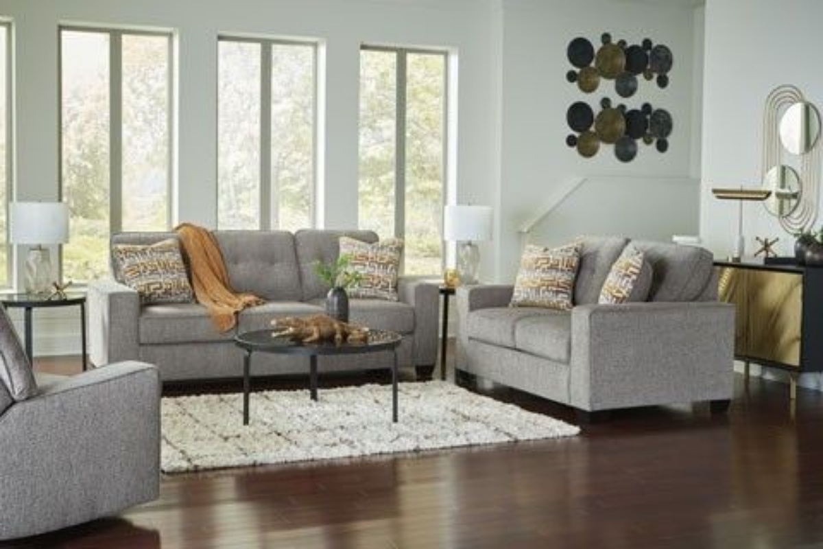 Picture of Larimer Grey Sofa & Loveseat