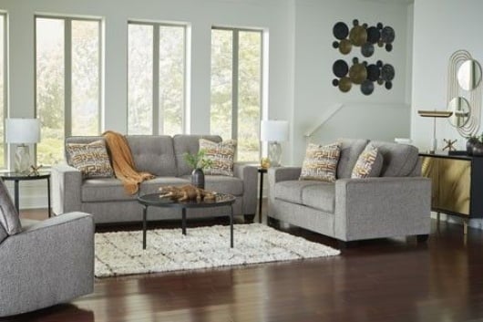 Picture of Larimer Grey Sofa & Loveseat