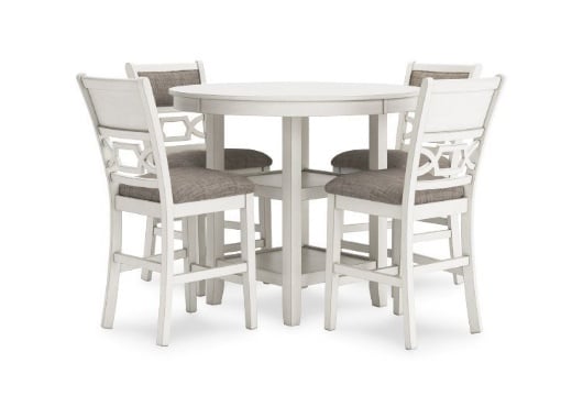 Picture of Erinberg 5 PC White Counter Height Dining Room