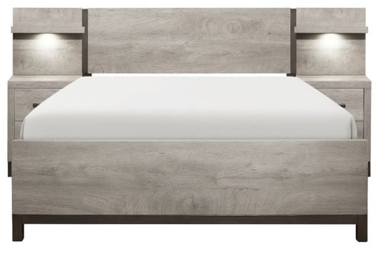 Picture of Augusta Grey 7 PC King Wall Bed