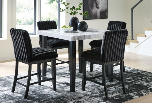 Picture of Jazmin Black Counter Height Chair