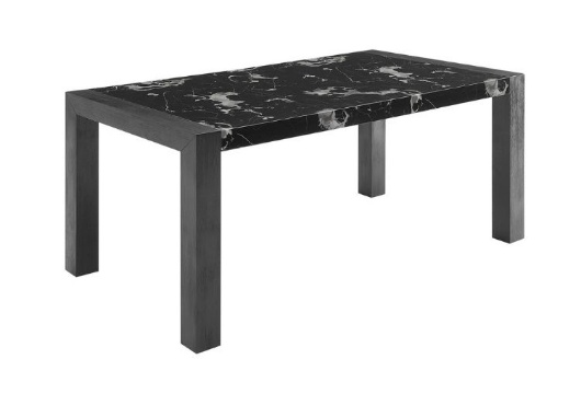 Picture of Costello Black Faux Marble Dining Table