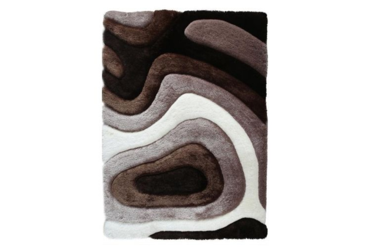 Picture of Mateos Brown Shaggy Area Rug