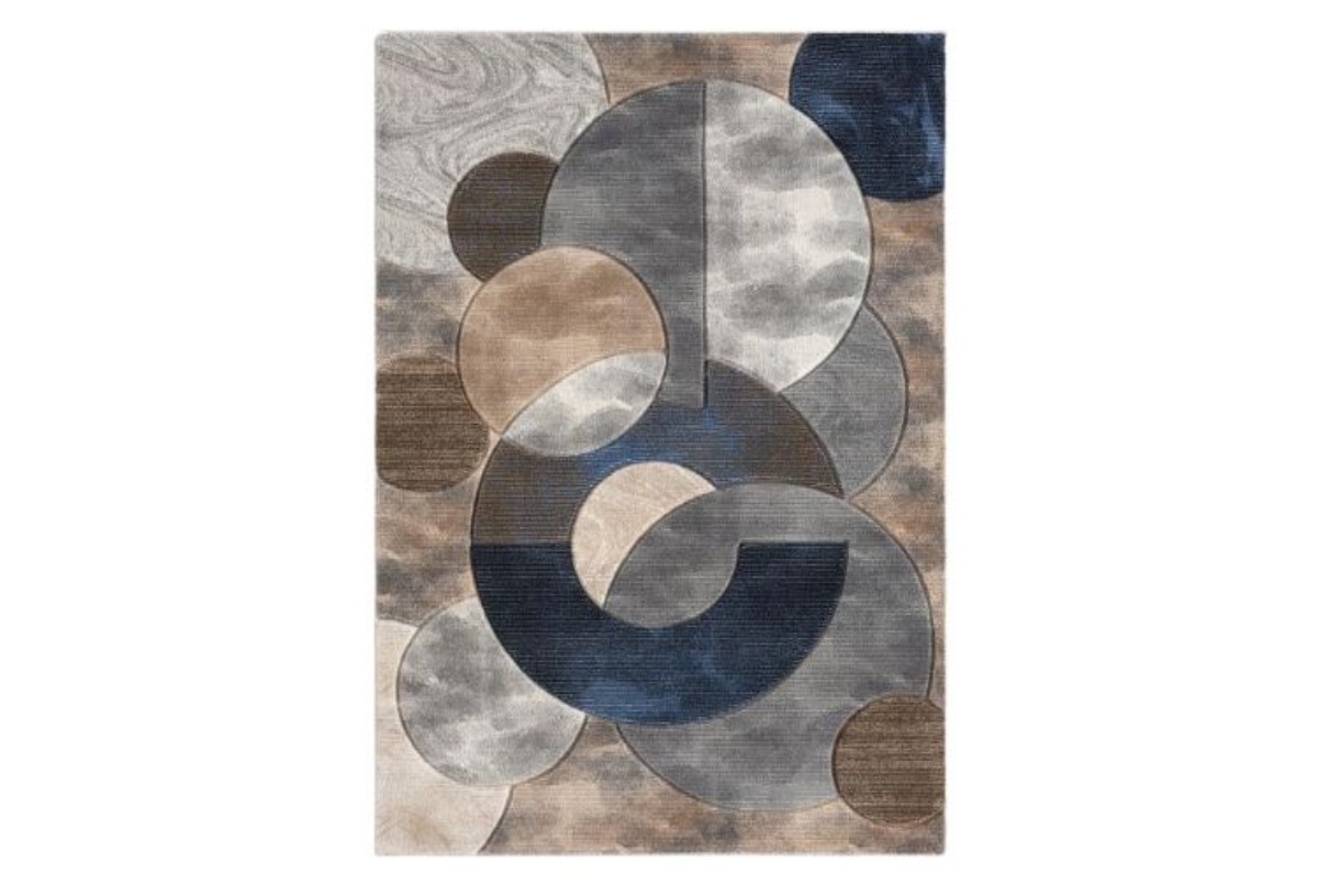 Picture of Alexia Blue/Brown Area Rug